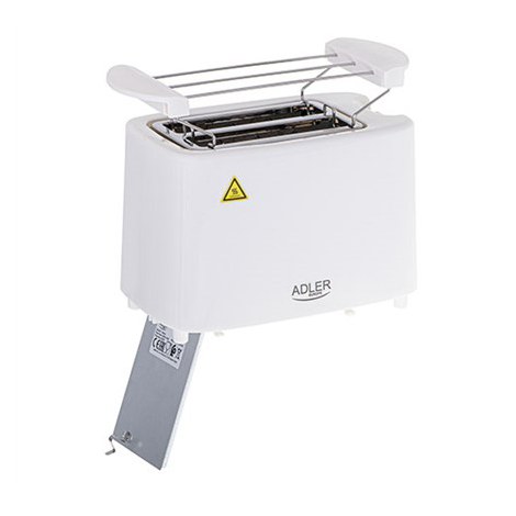 Adler | AD 3223 | Toaster | Power 750 W | Number of slots 2 | Housing material Plastic | White - 4